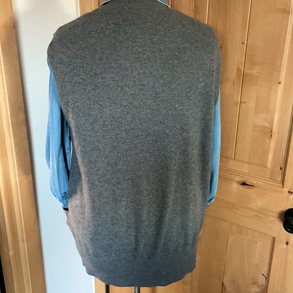 Long Vest 100% Cashmere - L - Picture 2 of 11